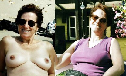 Real Wives and Girlfriends Clothed Stripped