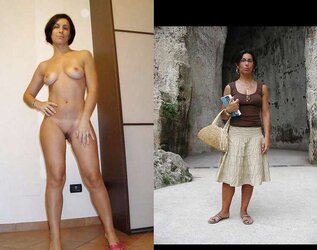 Real Wives and Girlfriends Clothed Stripped