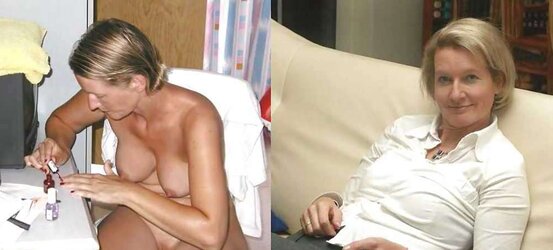 Real Wives and Girlfriends Clothed Stripped