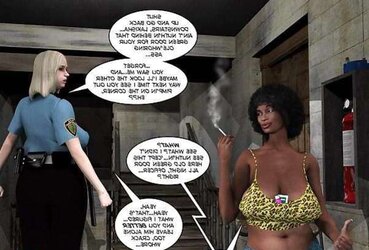 Cartoons: Ass-Fuck zeal of policewoman