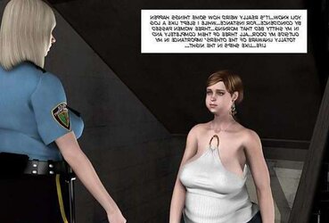 Cartoons: Ass-Fuck zeal of policewoman