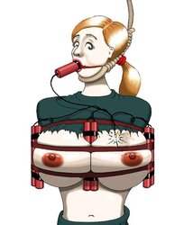 Chicks drawn by Raoulster are ample boob objects