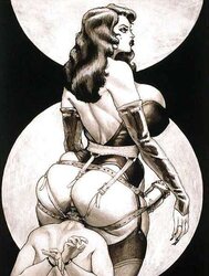 female domination-SADISM & MASOCHISM-Cartoon