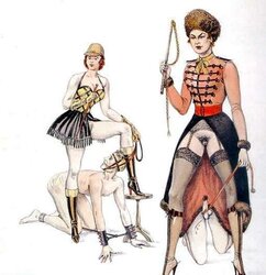female domination-SADISM & MASOCHISM-Cartoon