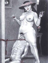 female domination-SADISM & MASOCHISM-Cartoon