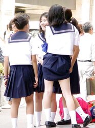 Japanese street fucksluts: High School Edition