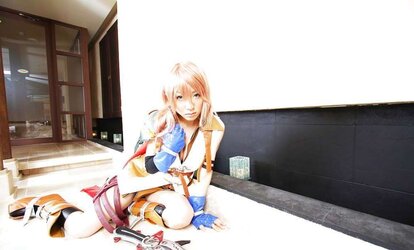 Lightning Naked Cosplay