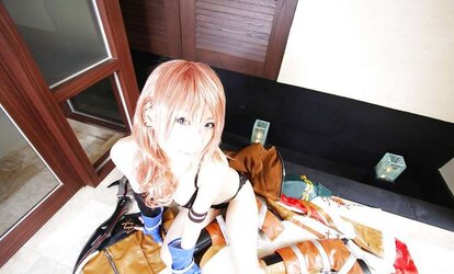 Lightning Naked Cosplay