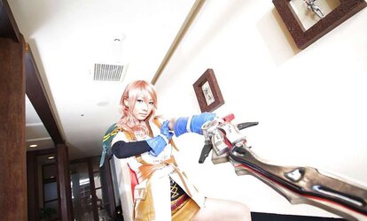 Lightning Naked Cosplay