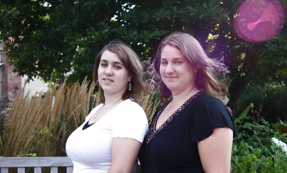 Huge-Boobed chicks no bare.