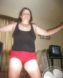 Kayte disrobing and taunting