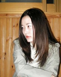 Korean gal naked in public