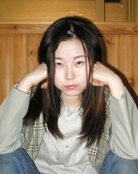 Korean gal naked in public
