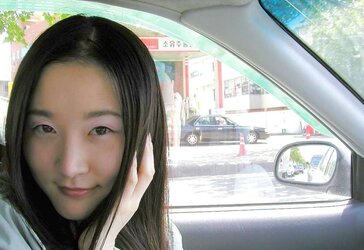 Korean gal naked in public