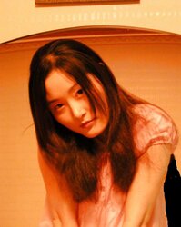 Korean gal naked in public