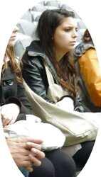 Handsome girly-girl teenager ladies have joy