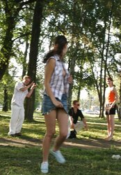 SHOWING IN PUBLIC - DARK-HAIRED TEENAGER