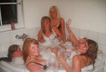 Danish students in a jacussi