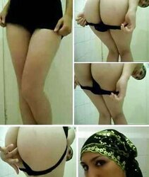 Butt- hijab niqab jilbab arab turbanli tudung paki mallu