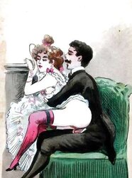 Vintage erotic art