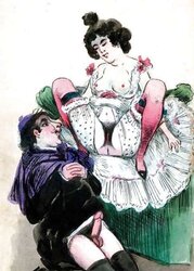 Vintage erotic art