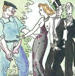 Vintage erotic art