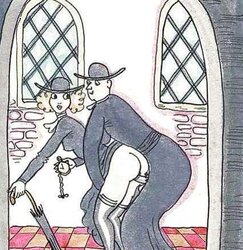 Vintage erotic art