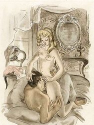 Vintage erotic art
