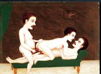 Vintage erotic art
