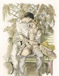 Vintage erotic art