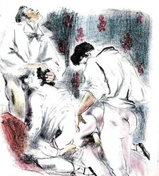 Vintage erotic art