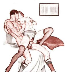 Vintage erotic art