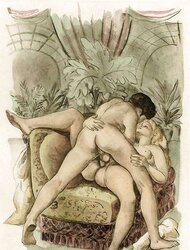 Vintage erotic art
