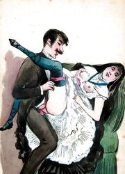 Vintage erotic art