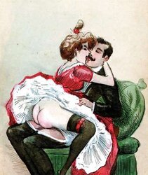 Vintage erotic art