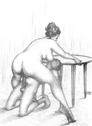 Vintage erotic art