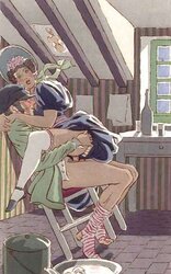 Vintage erotic art
