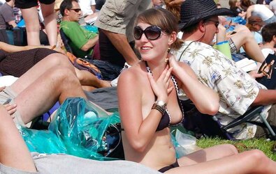 Nips - Pokies - Bare-Chested - Downblouse
