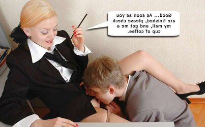 Office caption fucksluts. More light hearted joy