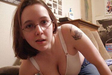 Chesty Teenager Female With Glasses - Clio Lune AKA Kleio Lune