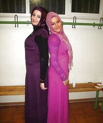 Turbanli hijab arab, turkish, asia bare - non bare