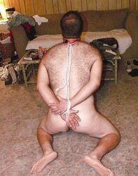 Photos of me trussed