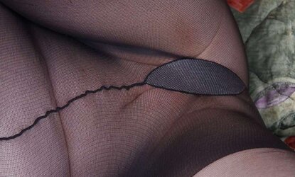 Kaylee in velvety stockings
