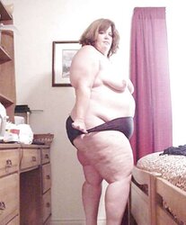 MATURE FATTY TAKES OFF
