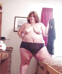 MATURE FATTY TAKES OFF