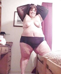 MATURE FATTY TAKES OFF