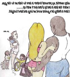 Toons Bi-Racial Hotwife Cuckold