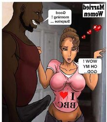 Toons Bi-Racial Hotwife Cuckold