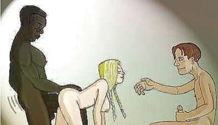 Toons Bi-Racial Hotwife Cuckold
