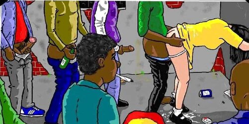 YOUTHFULL BIG BLACK COCK CUCK DUO IN GHETTO